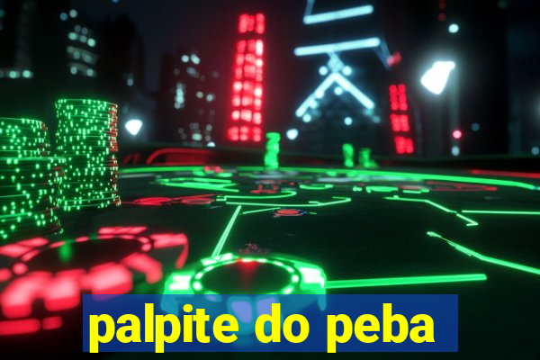 palpite do peba